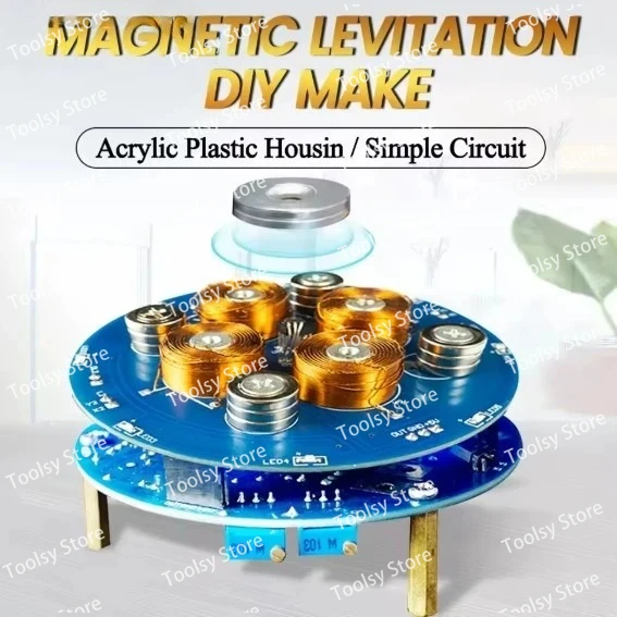 

DIY комплект для магнитной левитации, эксперимент, пайка печатных плат, проект, практика, сборка припоя, 50 г/150 г, магнит на нагрузке, электронный комплект «сделай сам»