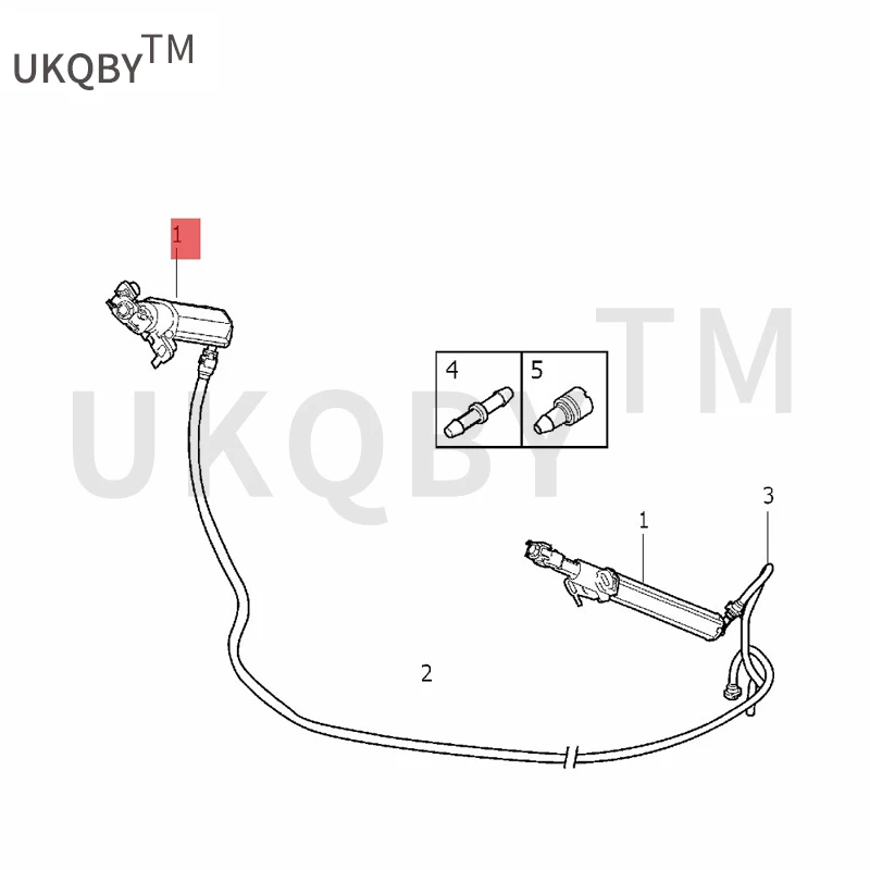 Suitable for Vo lv o s6 0v 60 Electric cleaning nozzle spray gun  Electric cleaning nozzle spray gun