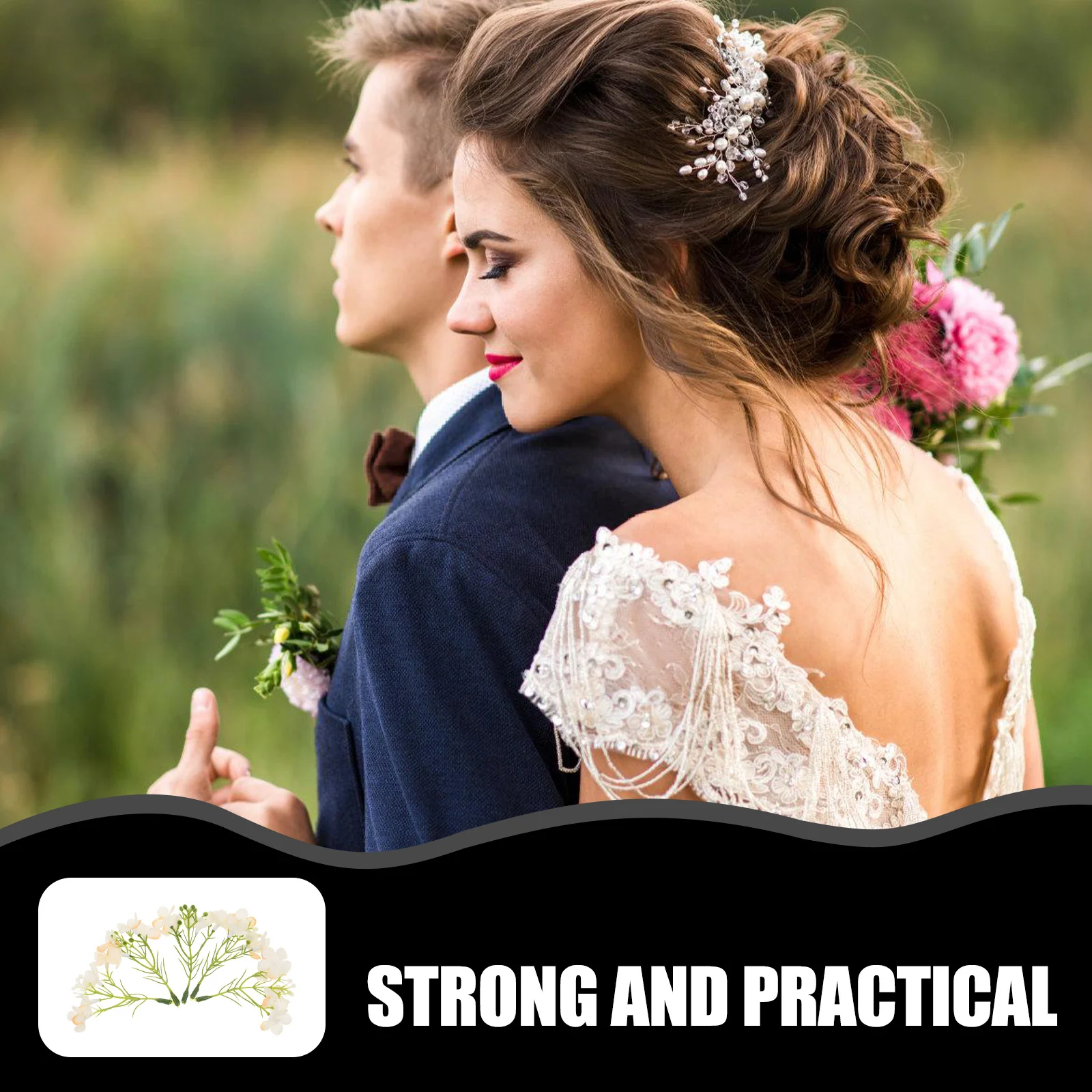 20Pcs Artificial Hydrangea Picks Realistic Silk Small Hydrangea Flowers DIY Wedding Party Craft Floral Decoration