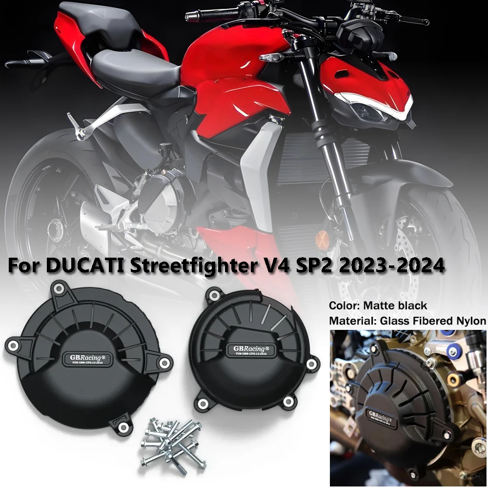 

For Ducati Streetfighter V4 SP2 2023-2024 GBRacing Engine Protection Cover Motorcycle Accessories and modi