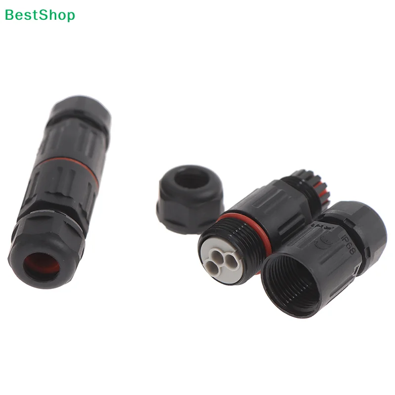 〔R〕IP68 Waterproof Cable Connector,Screw Type Electrical Wire Joint for Outdoor Lighting,Marine & Underground Engineering