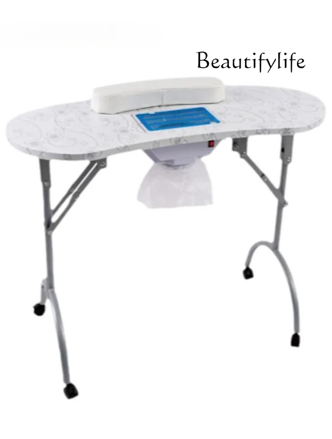 Nail Table New Modern Simple and Portable Folding Table Light Luxury Manicure Table Economical Small