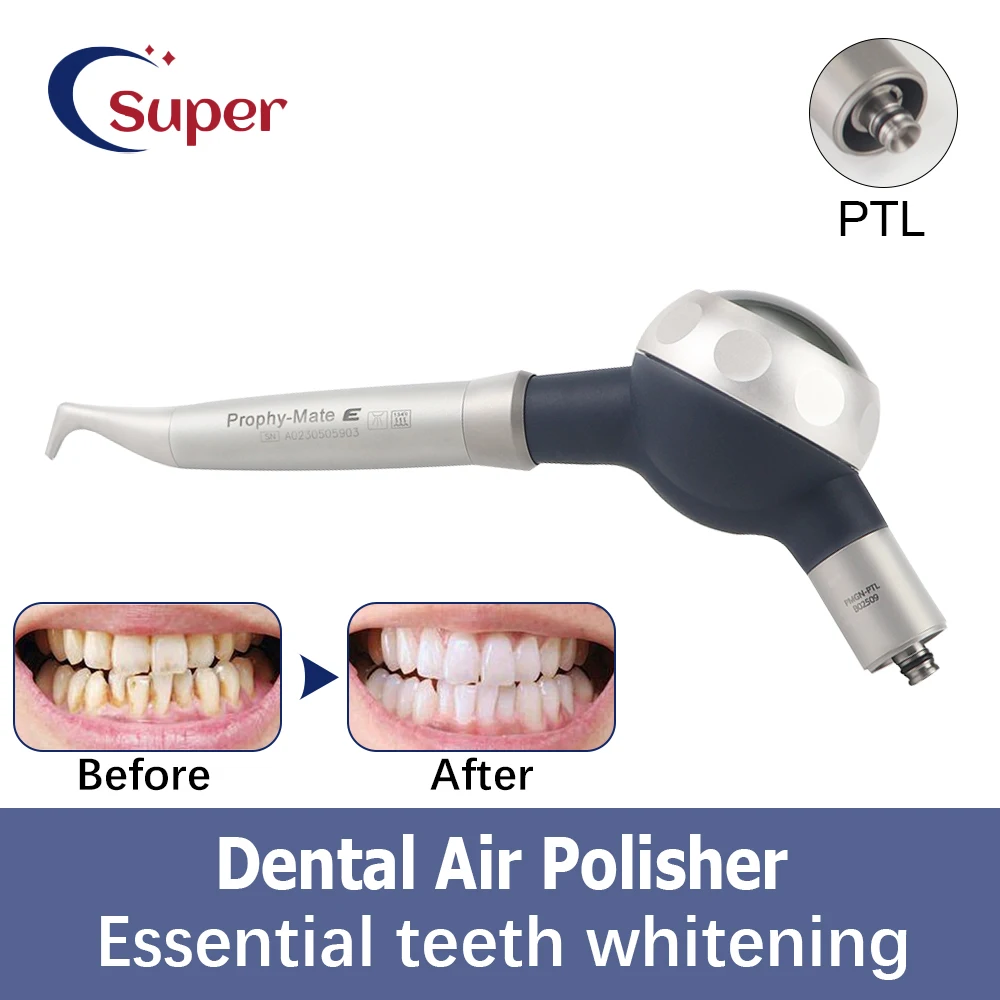 Dental Air Flow Teeth Polishing Polisher Handpiece Hygiene Prophy Jet PTL Quick Connect Dentistry Tools
