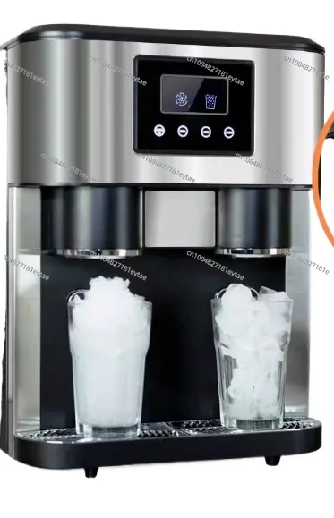 

Automatic 15kg Household Portable Ice Maker & crusher 2 Size Ice Cubes Self-Cleaning Ice Making Machine Home Use Party ETL CB CE