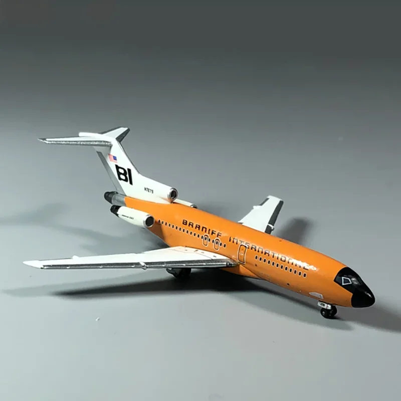 1:500 Scale Air Transport Of America Inflight500 Braniff Orange 727-100 N7279 Alloy Die Cast Passenger Aircraft Model