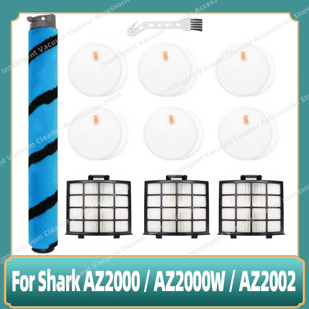 Compatible For Shark AZ2000 / AZ2000W / AZ2002 Main Brush HEPA Filter Foam and Felt Filter Accessories Replacement Parts