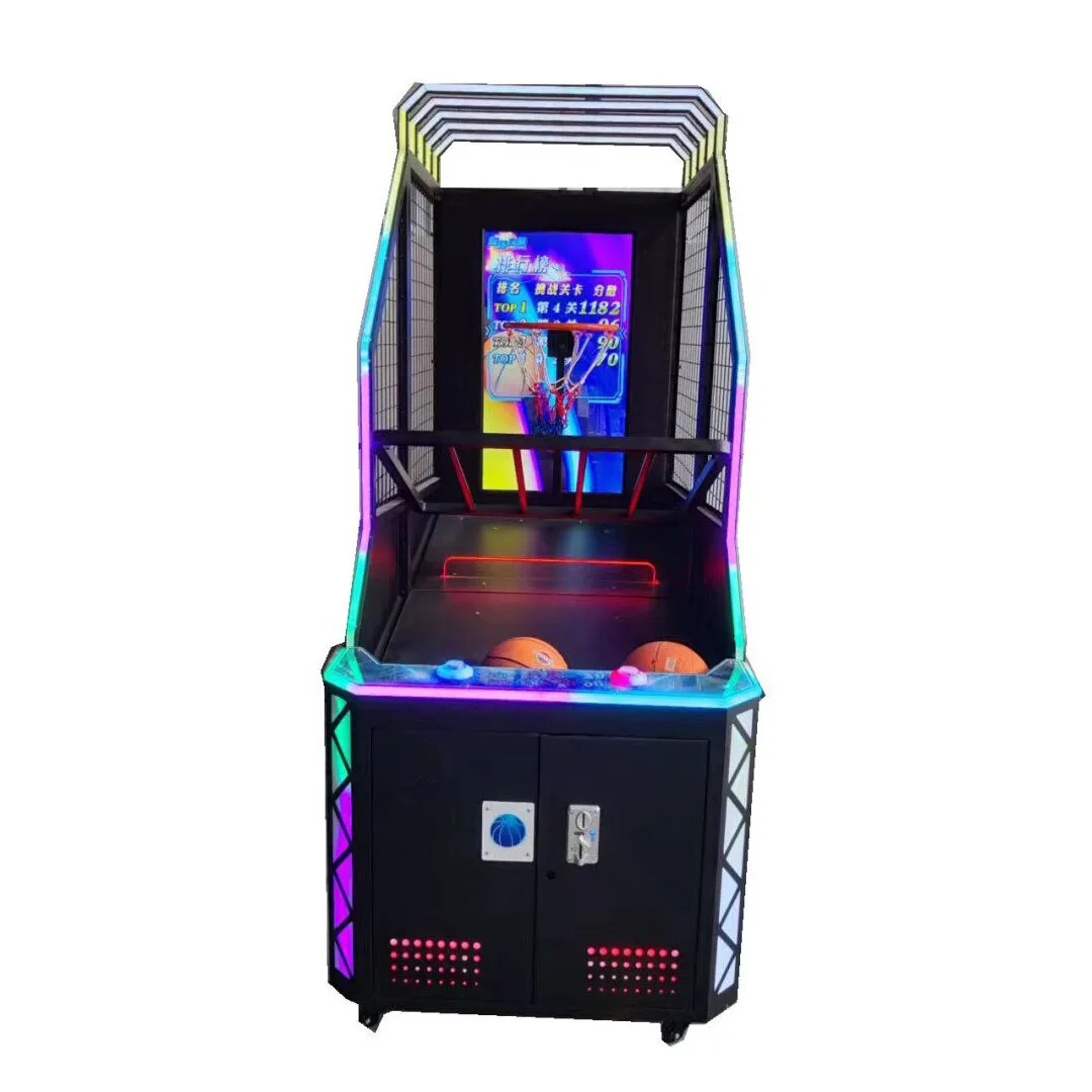 Good Quality Customize 42 Lcd Display Screen Cool Sports Game Machine Teenage Indoor Arcade Basketball Game Machine