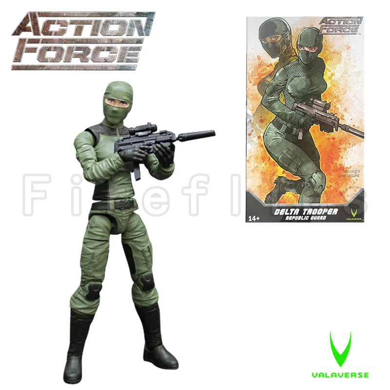 Valaverse – figurine de la vague 3 des forces d'action, modèle de dessin animé Delta Trooper, 6 pouces, 1/12, livraison gratuite