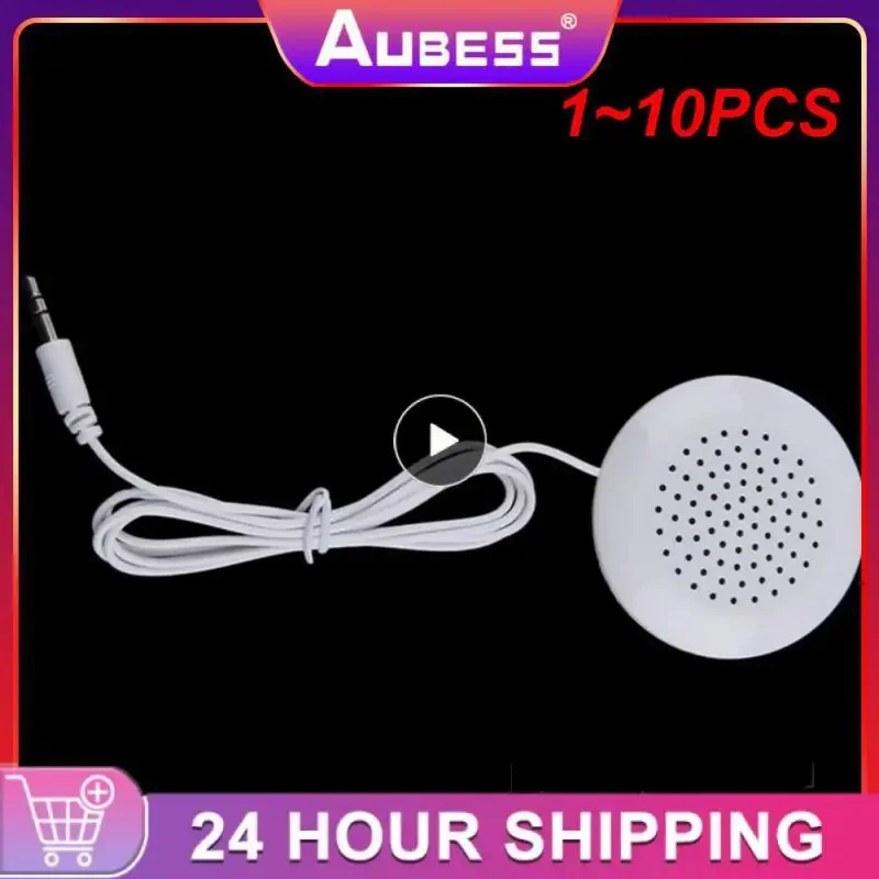 1~10PCS kebidu Mini 3.5mm Pillow Type Speaker Loudspeaker for MP3 MP4 Music Player Mobile phone Tablet PC Laptop for iPod