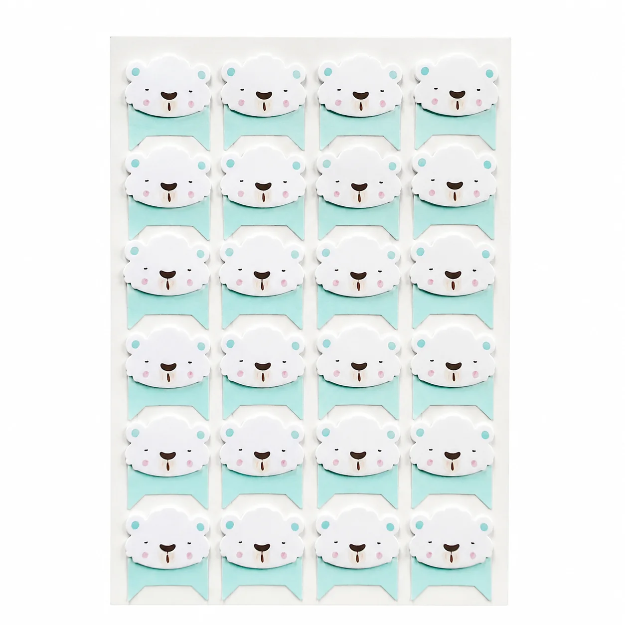 Cartoon Animal Photo Corner Stickers, 3D Self Adhesive Album Corners for Scrapbook Journal DIY Card Decoration