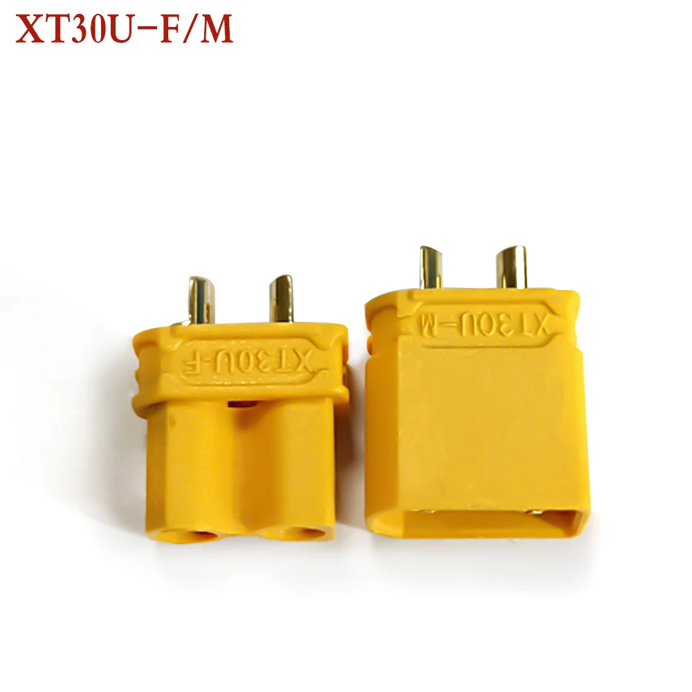 Amass XT60U XT30U Gold Plated Bullet Connector Banana Plug Male Female for RC Lipo Battery ESC Drone High Quality Accessories