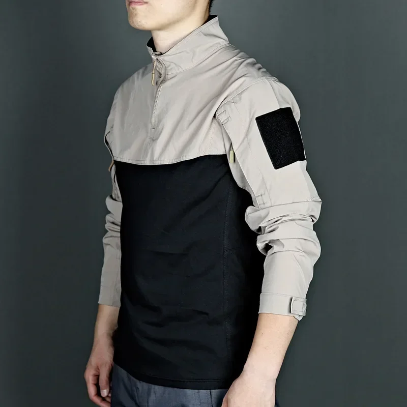 

Тренировочные рубашки 1/4, футболки на молнии Ripstops, мужские футболки, ультралегкие дышащие футболки для походов на открытом воздухе, топы, пуловеры для тренировок