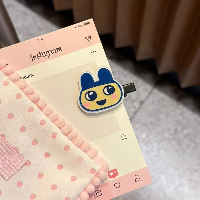 Tamagotchi Haarspange Cartoon und Niedlich Modisch Einfach Ooguchi und Ichigo Kichi Süße Schülerinnen-Ponyklammer Seitliches Haaraccessoire – Detail 5