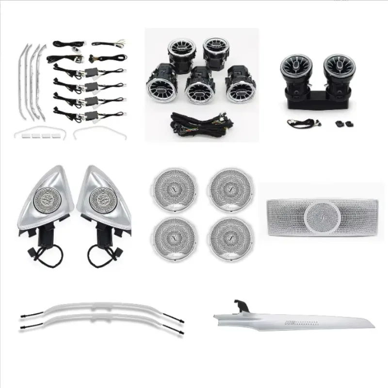 

Комплект атмосферной подсветки для Mercedes-Benz C-Class GLC X253 W205 6V - Новый набор из 6 аксессуаров для декора салона автомобиля