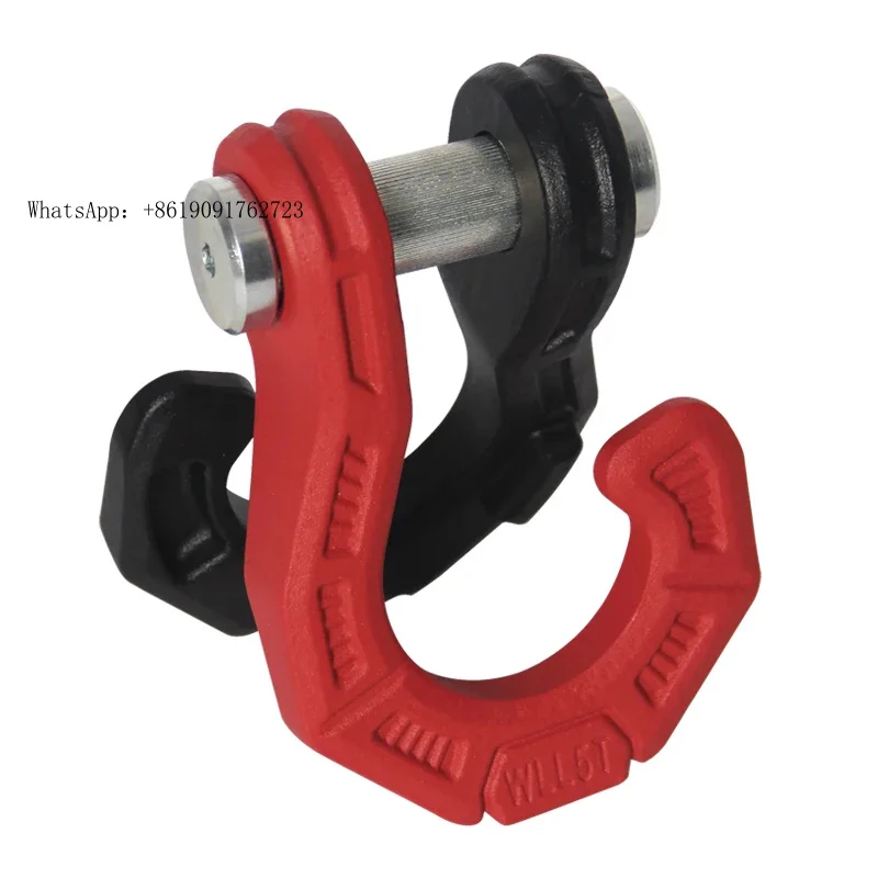 

ZAIQU Factory Price Heavy Duty Multi-Functional Forged Bow Shackle Trailer Hitch Hook for Trucks and Trailers Pintle Hook