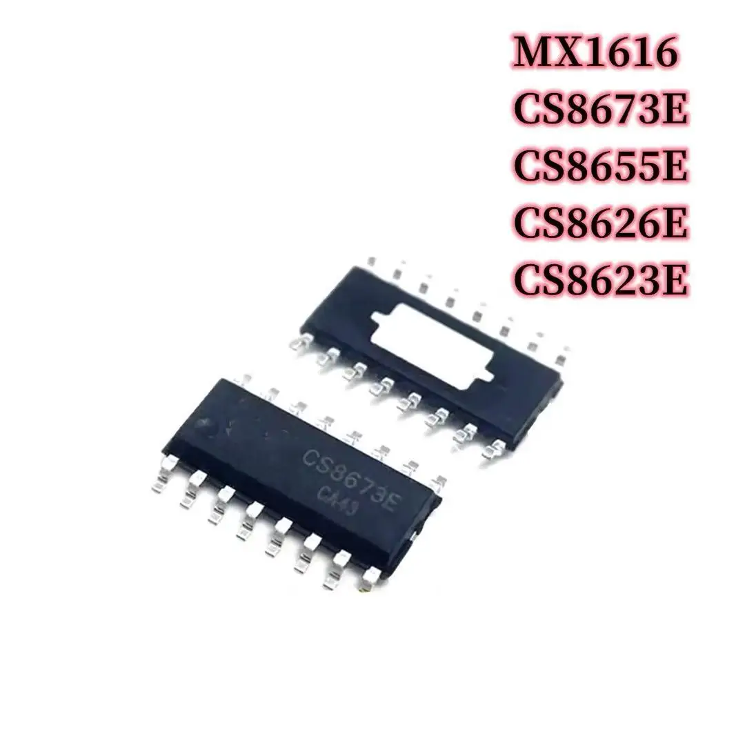 

10Pcs 100% New Original CS8623E CS8626E CS8655E CS8673E CS8673 MX1616 sop-16 Chipset IC Chip audio power amplifier In Stock
