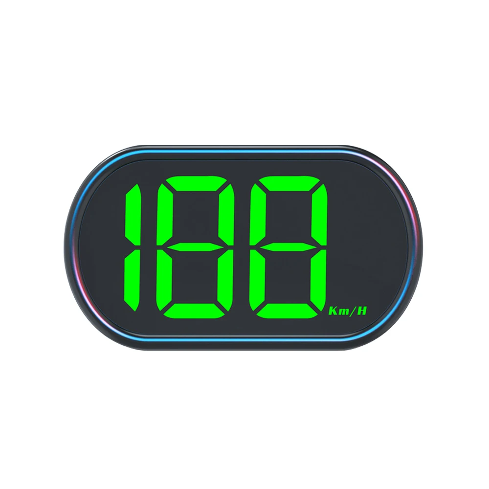 

White Green Light Display Speedometer GPS HUD X2 HUD USB Plug Digital Car Head Up Display KMH MPH Speed Meter Big Font