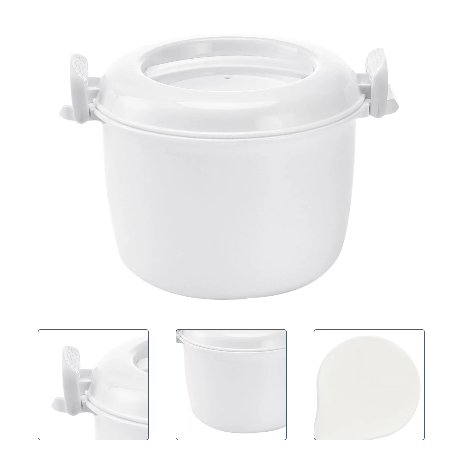 Microwave Rice Cooker Multifunctional Kitchen Steamer Food Grade Plastic Container For Office Home Use
