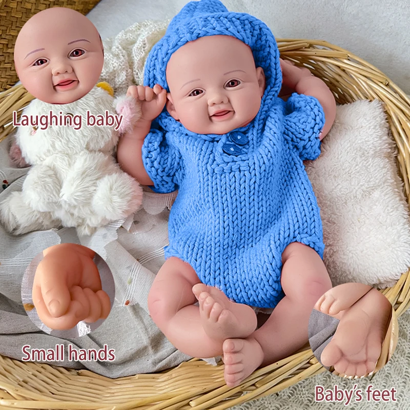 

Silicone reborn baby doll, full-body silicone baby doll, realistic baby doll, lifelike reborn baby doll, gift