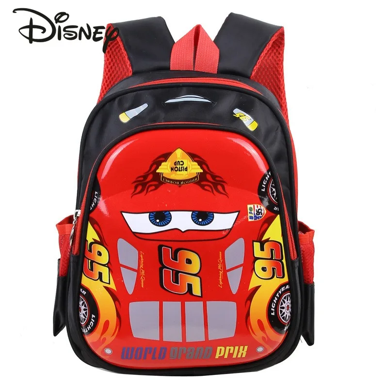 Disney-mochila escolar para niños, morral de dibujos animados McQueen para bebés de 3-5-6 años, novedad de 2024