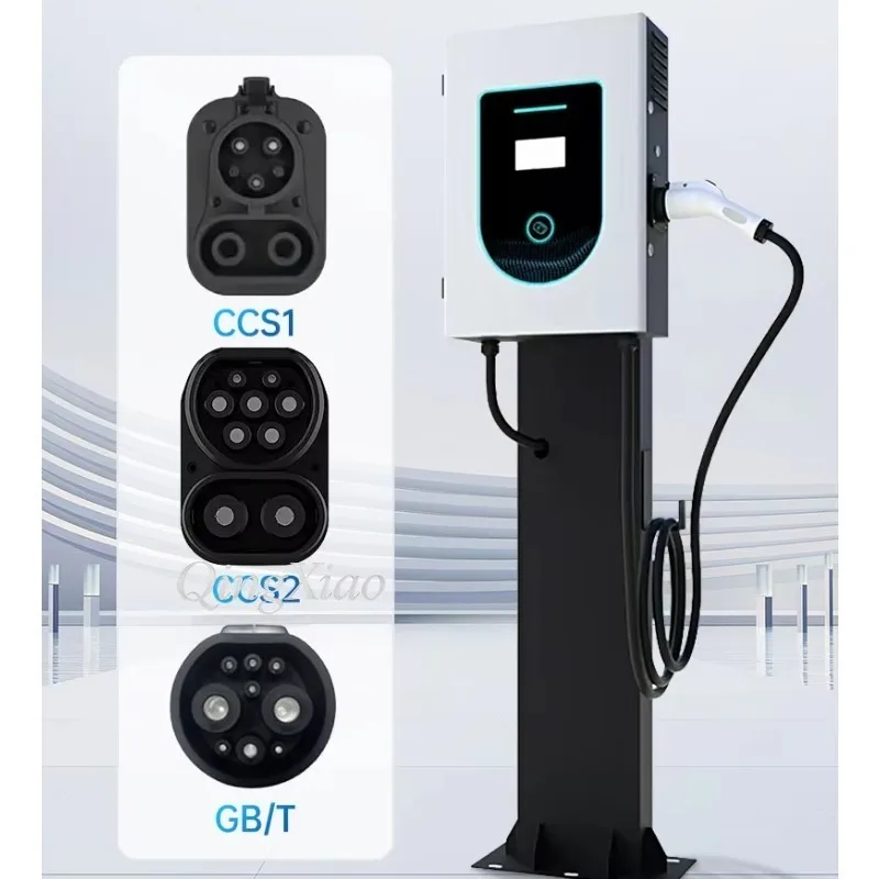 7KW Wall Mounted DC EV Charging Station 220V 9 Pin Fast Charger For New Energy Cars Home And Commercial Use IP54 Waterproof