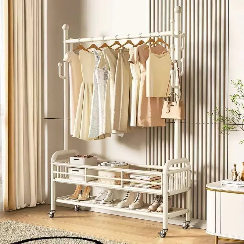 

Clothes drying rack floor-to-ceiling bedroom removable household clothes drying rack balcony hanging clothes indoor simple floor