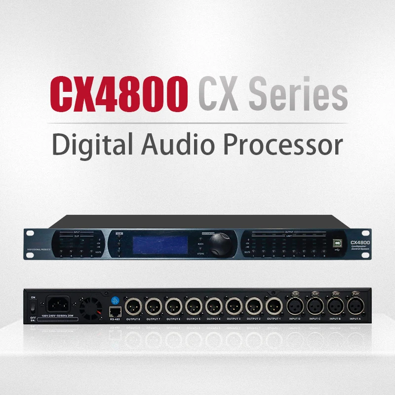 Driver Rack CX4800 4 In 8 Out Stage Audio Processor Original Software Pro Professional Speaker Recording Processador New Music