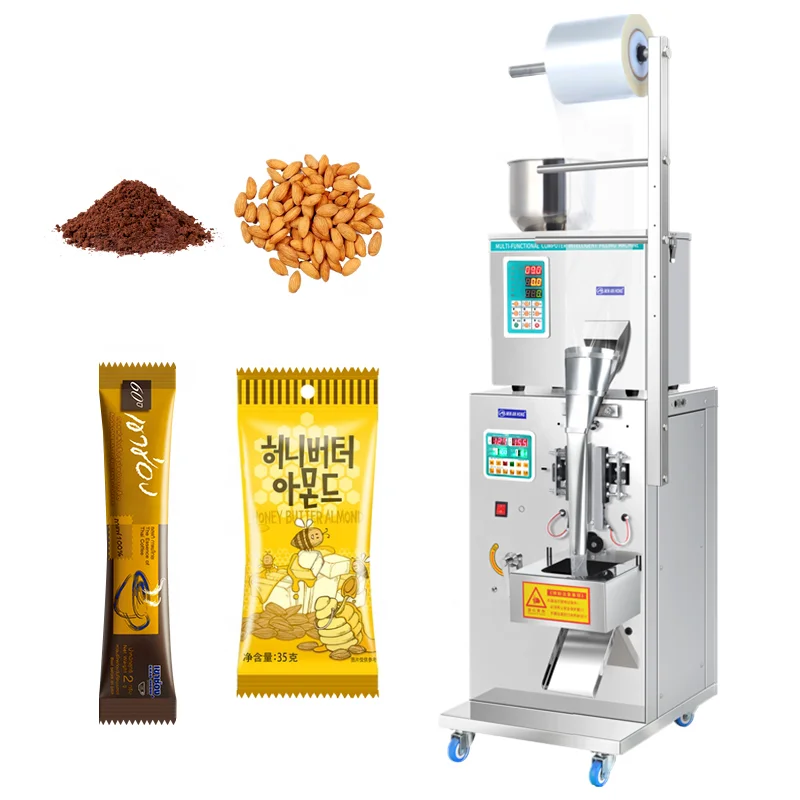 Pouch Nuts Food Automatic Packing Sugar Spice Coffee Sachet Tea Bag Granule Washing Powder Multi-function Packaging Machines