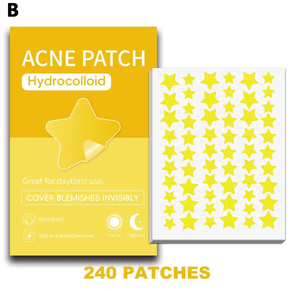 New Star Pimple Patch Acne Colorful Invisible Acne Skin Concealer Stickers Face Spot Removal Beauty Care Tool Skin Care L5K6