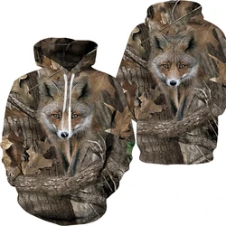 Hoodies 3D Print Camouflage Animal Elk Wild Boar Boy Girl Casual Fashion Sweatshirts Oversized Hoodie Kids Pullovers Tracksuits