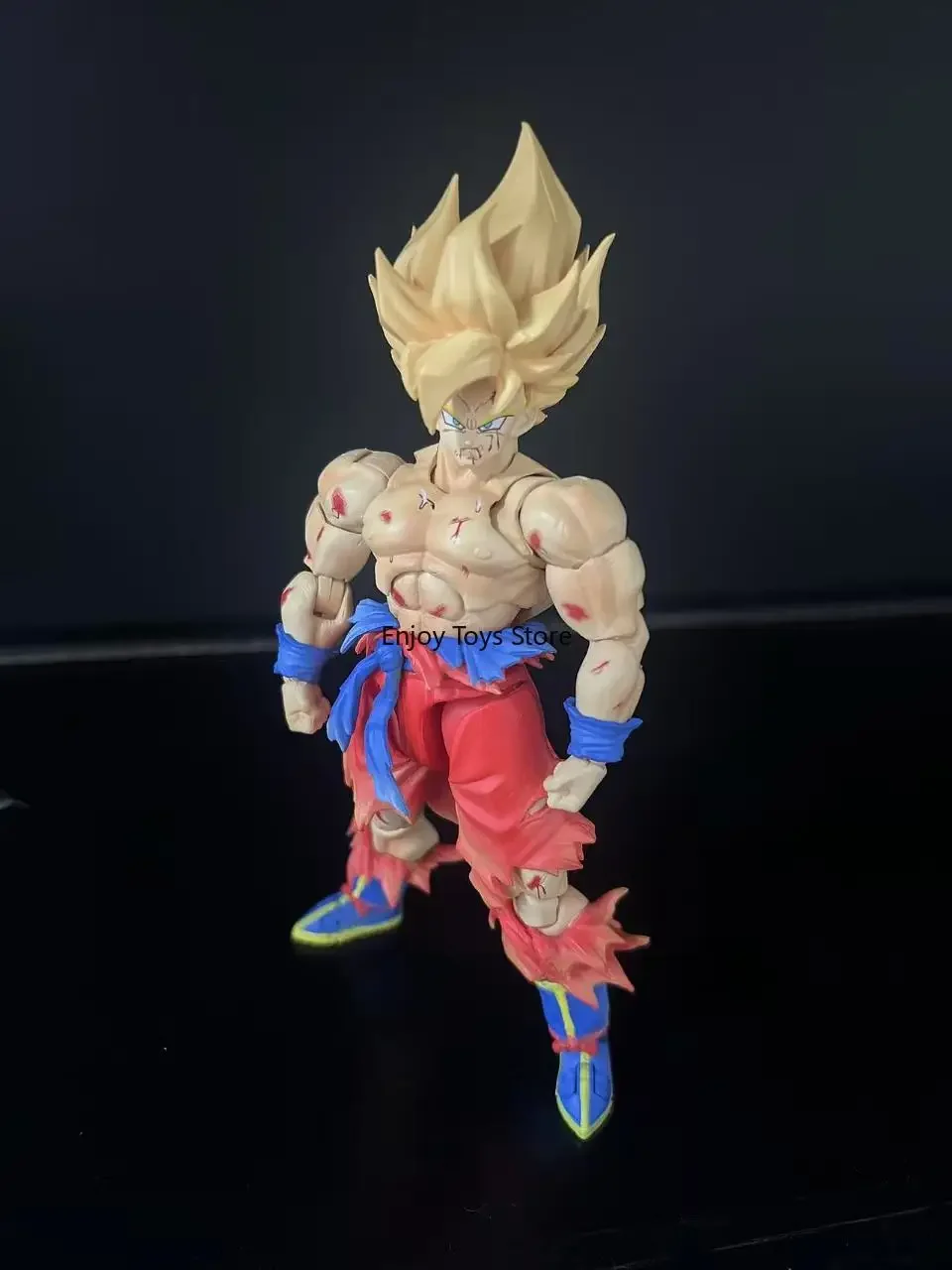 

Shf Super Series Weekly Color Goku Battle Damage 3.0 Body Movable Figure in Stock