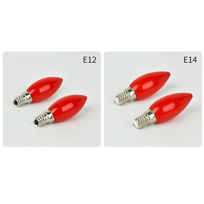 1PC LED altar bulb E12/E14 Red candle Buddha lamp Temple decorative lamp Buddha bead decorative lamp