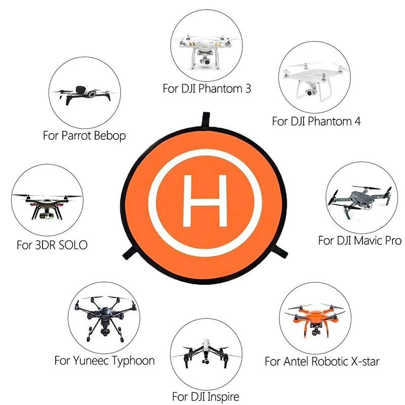 1pc Drone Quadcopters Accessories Universal 55cm Foldable Landing Pads For DJI