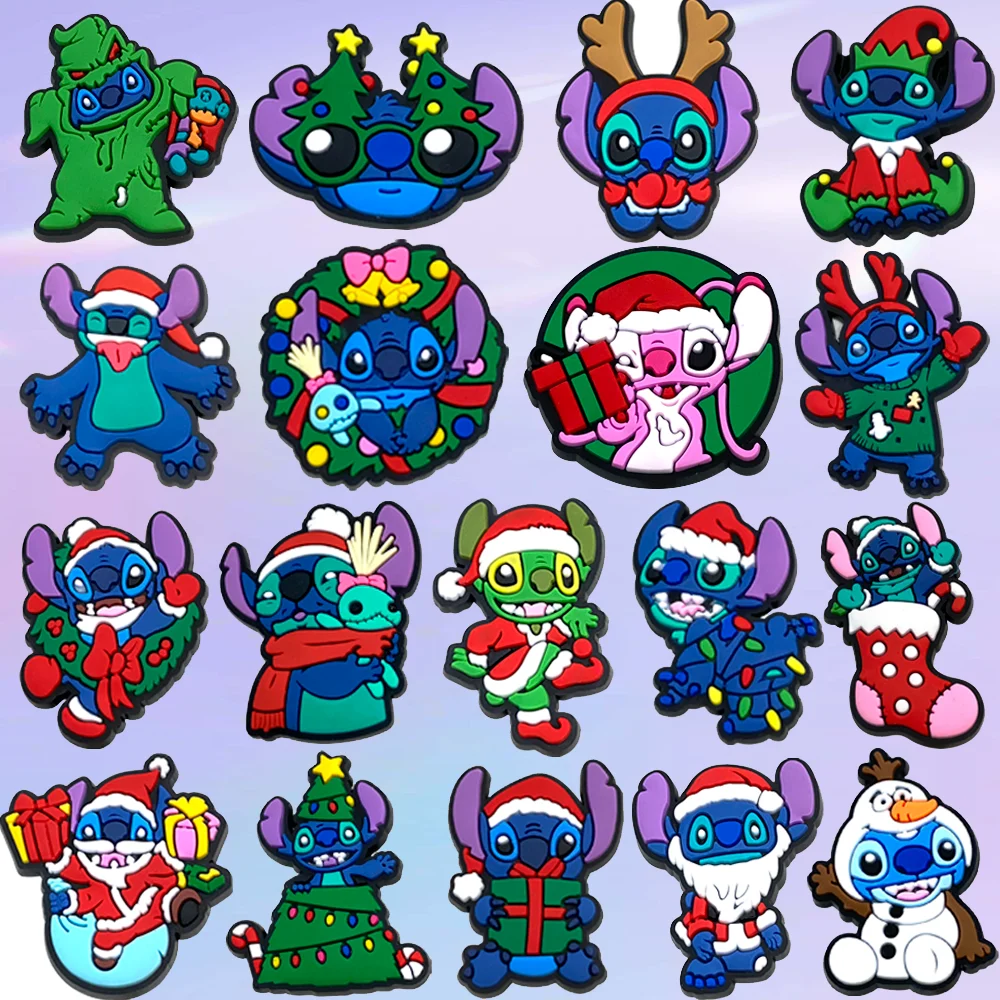 15Pcs/Set Christmas Stitch Shoe Charms DIY Shoe Buckle Acces