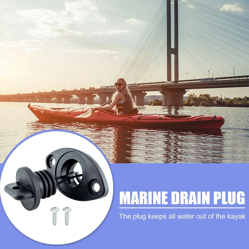 1pc Marine Drain Plug Nylon Oval Transom Bung Hull Hole Drainage Sealing Plugs For Kayak Canoe Peddle Marine Boat Accessories