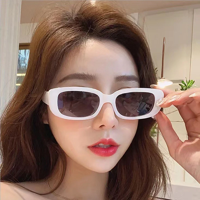 Women's Square Sunglasses Small Rectangle Sunglasses Women Vintage Brand Designer Square Sun Glasses Female Eyewear