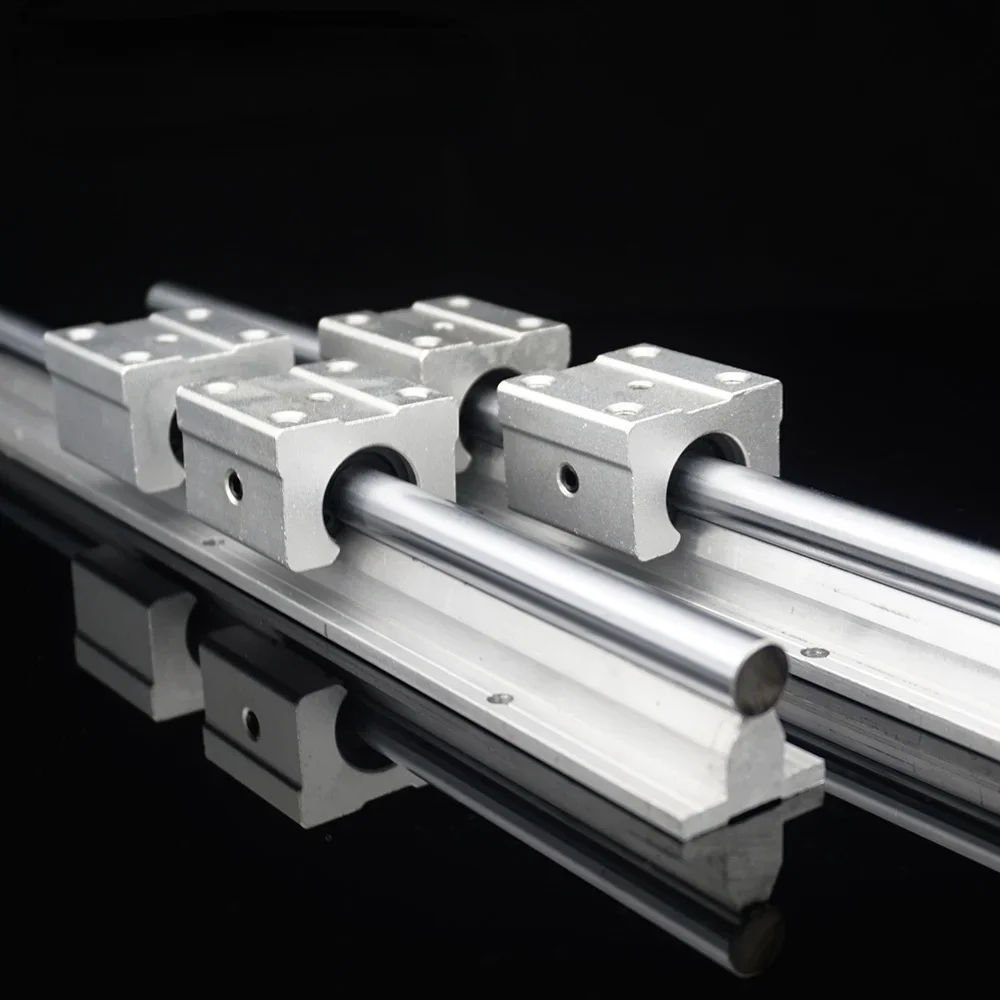 SBR12 linear guide 12mm length 300mm 400mm 500mm 600mm 700mm 800mm 1000mm  linear rail  with SBR12UU linear block for cnc part