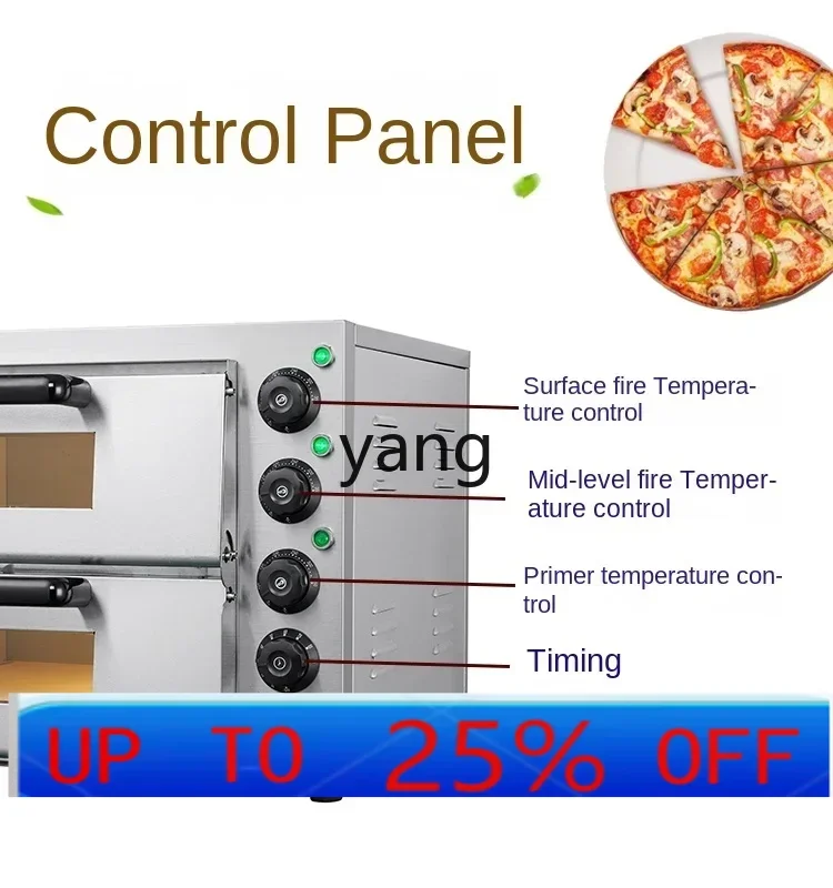 

lmm Commercial Electric Oven Double Layer Large Capacity Pizza Oven Bread Cake Egg Tart
