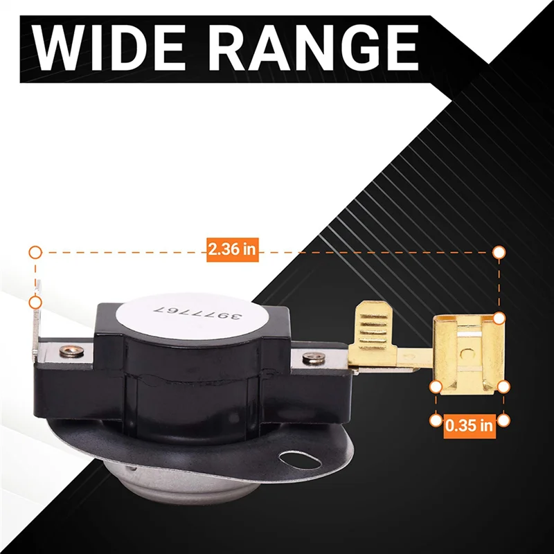 

A01F-4 PCS 3977767 Запасная часть термостата сушильной машины — простота установки — заменяет 3399693 WP3977767 WP3977767VP