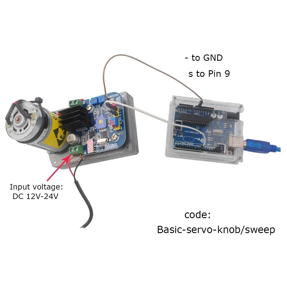 ASMC-04A ASMC-04B High Power High Torque Alloy Digital Servo 12V-24V 110/180kg.cm for Large Industrial Robot RC Gimbal Boat Car