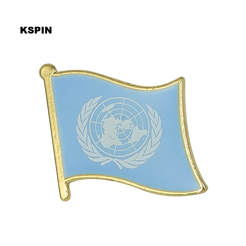 United Nations Flag Lapel pin Badges On A Pin Brooch Jewelry Rozetten Papier KS-0255