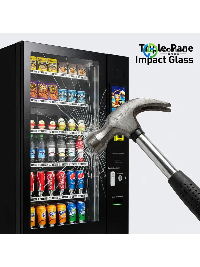 10 Inch Touchscreen Display Beverage Vending Machine with SDK Function Anti-Theft Pick-Up Port for Snacks and Drinks Custom