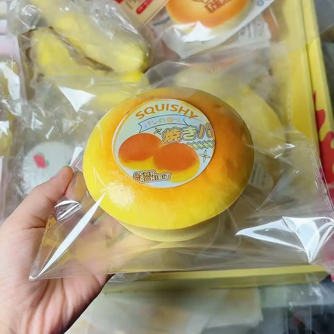 Symulacja Okrągły Chleb Maszynowy Do Ściskania PU Powolny Powrót Do Kształtu Zabawki Gniotki Lepkie Do Ściskania Dla Dzieci Dorosłych Antystresowe Sensoryczne Zabawki Fidget