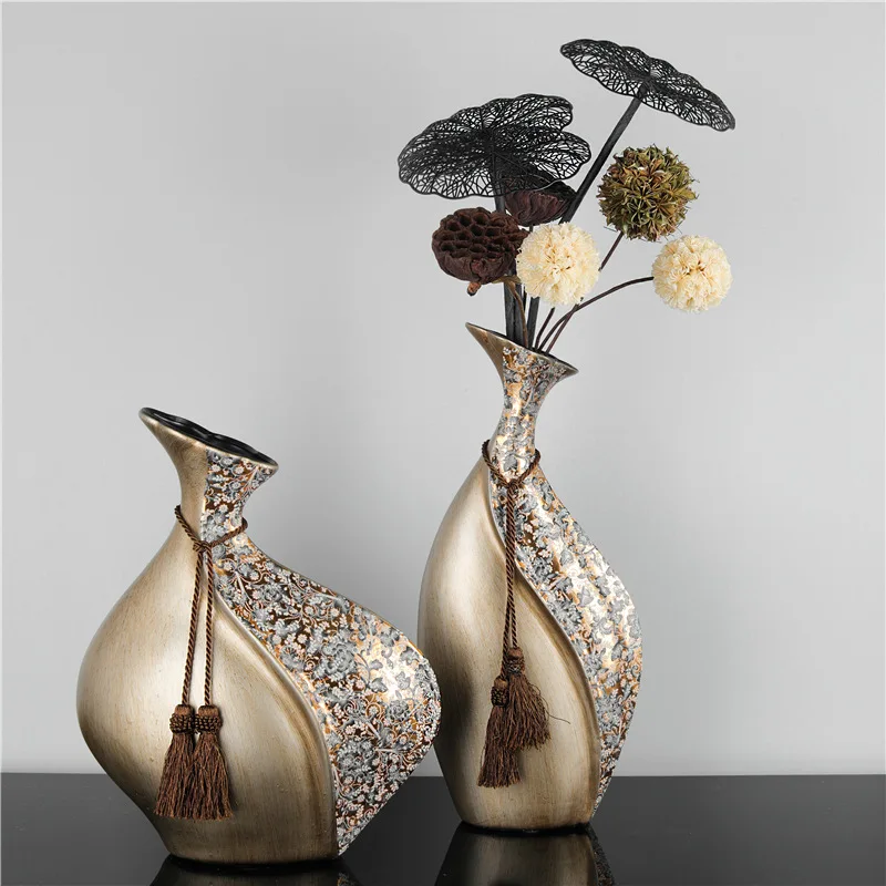 

Creative European-style ceramic vases home decorations retro small mouth crafts flower arrangements wedding decorations