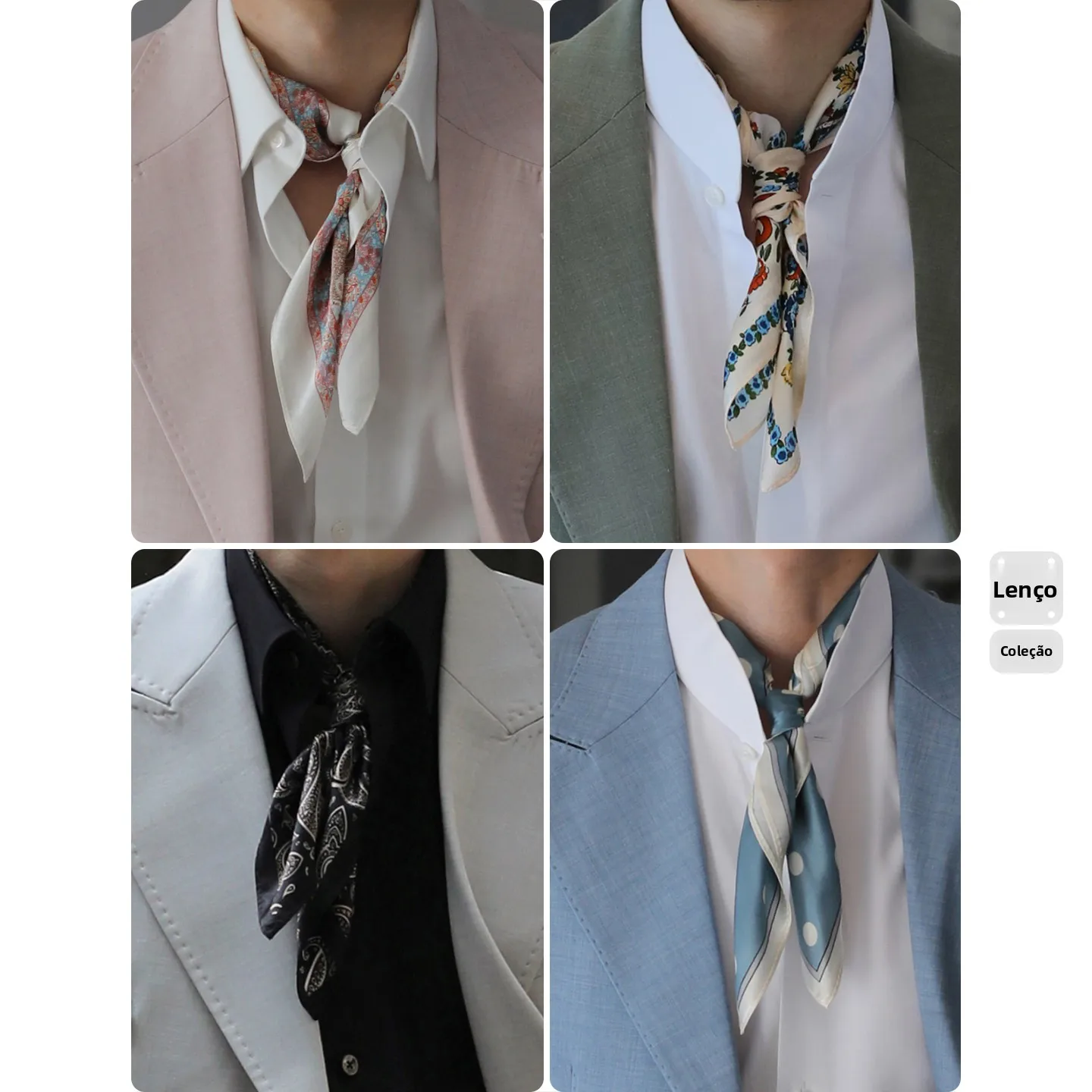 シルクスカーフ-軽量-高品質-光沢のある-おしゃれ-個性的-フレッシュ-マッチングアクセサリー-ネクタイ-男女兼用