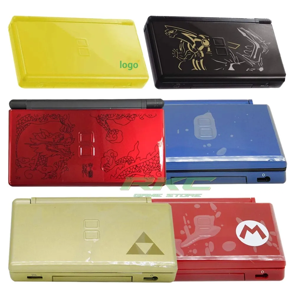 جديد شل الإسكان غلاف ل NDSL الإسكان شل استبدال شل ل نينتندو DS لايت DSL NDSL NDS لايت وحدة التحكم مع زر