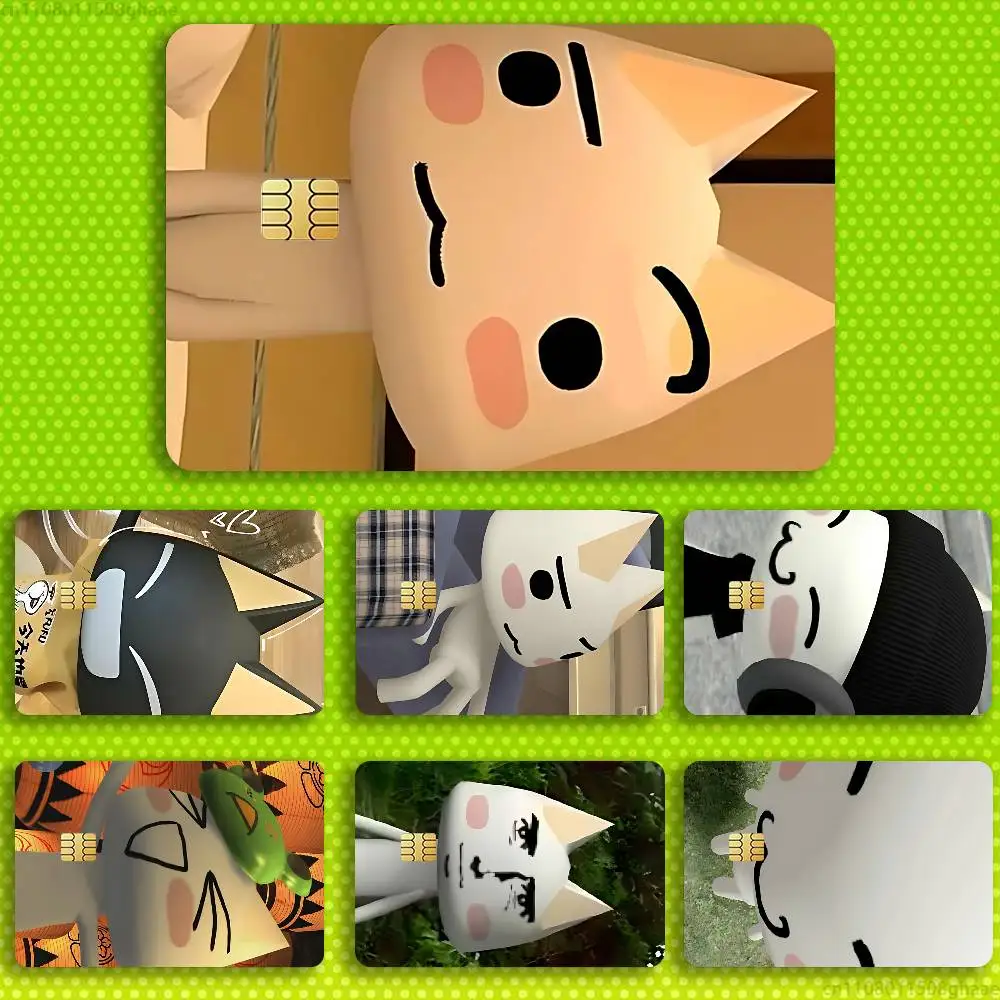 

Inoue Cute T-Toro Credit Card Skin Stickers for Bank Card Bus Metro Card Sticker Waterproof Women Gift