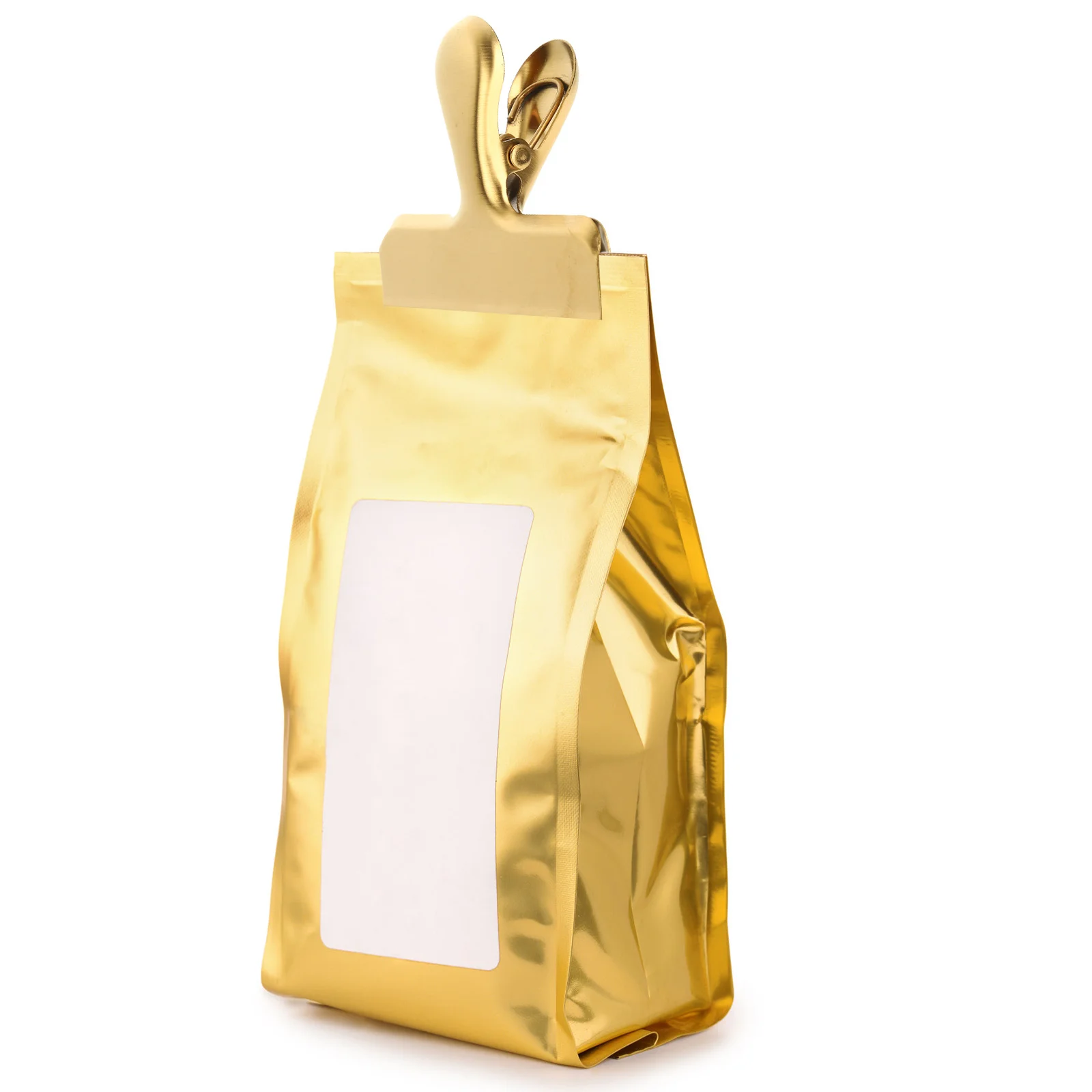 

4pcs Sealing Clips Reusable Snack Bag Clip Food Packaging Kitchen Clamp Rounded Edges Safe Design Assorted Colors Multi-Purpose