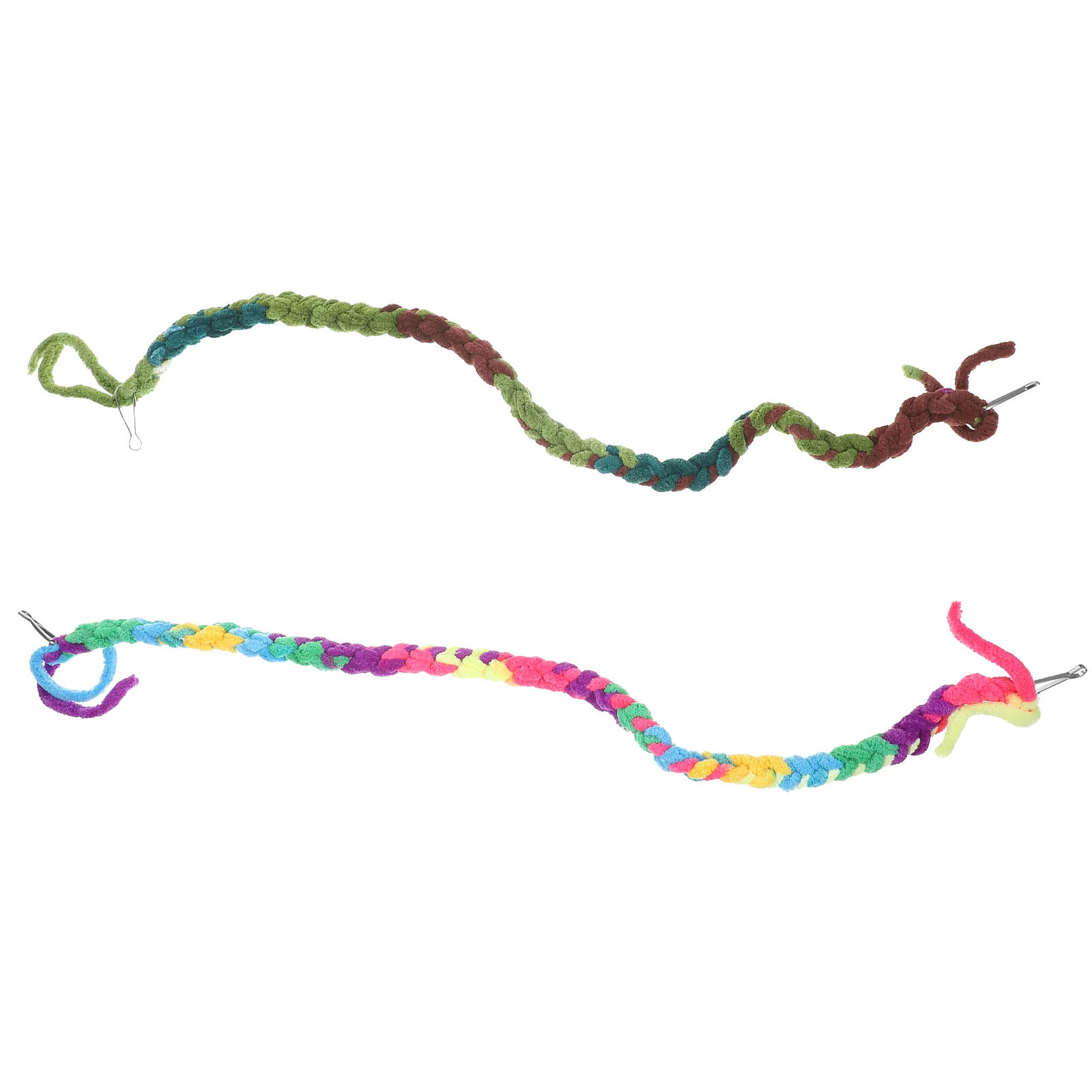 

2 Pcs Climbing Rope Toy for Hermit Crab Reptile Tank Decor Easy Practical Safe Reusable Longtime Exploration Play Terrarium