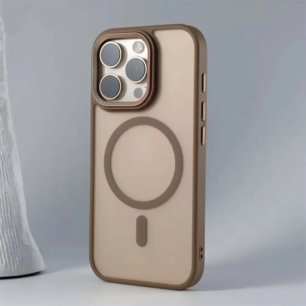 Luksusowe etui ochronne na aparat Spiricle do iPhone 15 16 Pro Max 16 Magsafe Etui do iPhone 14 12 11 13 17 Pro Max Matte Cover